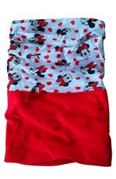 Dívčí nákrčník MINNIE komín bíločervený