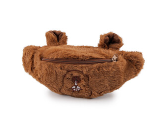 Kožešinová ledvinka kapybara 29x15 cm - 1 ks - 1 hnědá bílá