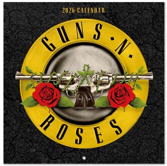 Oficiální nástěnný kalendář 2026: Guns'n'Roses (SQ 30 x 30|60 cm)