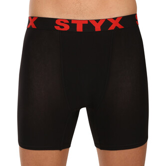Pánské boxerky Styx long sportovní guma černé (UN4960) L