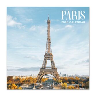 Oficiální nástěnný kalendář 2026: Paříž (30 x 30|60 cm)