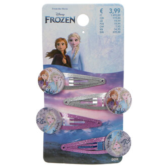 Dívčí sponky - prolamovačky FROZEN set 4 kusy