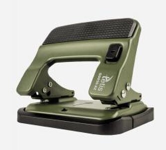 Dziurkacz metalowy zielony 30 kartek