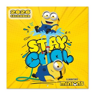 Oficiální nástěnný kalendář 2026 Minions: Mimoni (30 x 30|60 cm)
