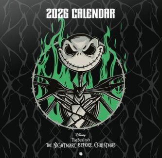 Oficiální nástěnný kalendář 2026: The Nightmare Before Christmas|Ukradené Vánoce s plakátem (30 x 30|60 cm)