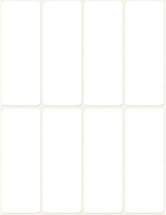 Avery Zweckform 3079 Etikety na ruční popis 50x19 mm, bílé