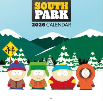 Oficiální nástěnný kalendář 2026 s plakátem: South Park (30 x 30|60 cm)
