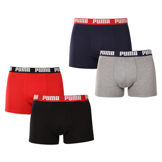 4PACK pánské boxerky Puma vícebarevné (701227791 003) XL