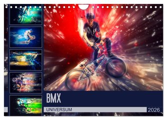 BMX Universum (Wandkalender 2026 DIN A4 quer), CALVENDO Monatskalender