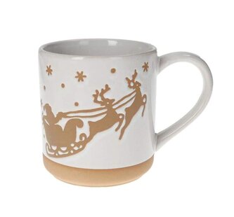 Hrnek na čaj, kakao... s vánočním motivem Santa Calus GingerBread 350ml BRANDANI