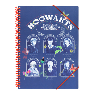Grupo Erik Desky na sešity A4 s kroužkovou vazbou, Harry Potter