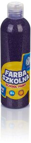 Farba szkolna 250 ml - brokatowa fioletowa, Astra