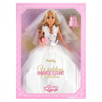 WOOPIE 57819  Royal Lalka Lily 30 cm Panna Młoda Sukienka