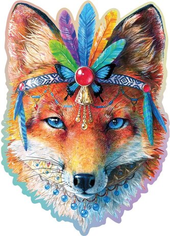 WOODEN CITY Dřevěné puzzle Mystická liška 250 dílků