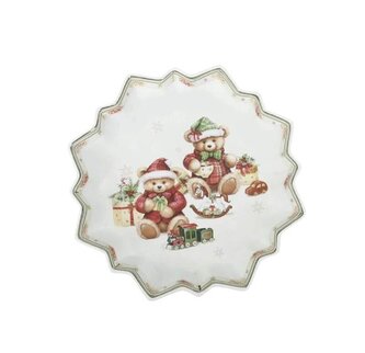 Mísa / tác na cukroví 24 cm medvídek Coccole BRANDANI