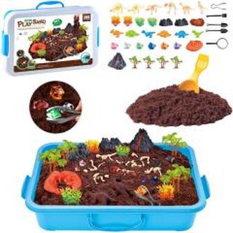 Piasek kinetyczny akcesoria dinozaury