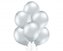 Balony Glossy Silver 50szt