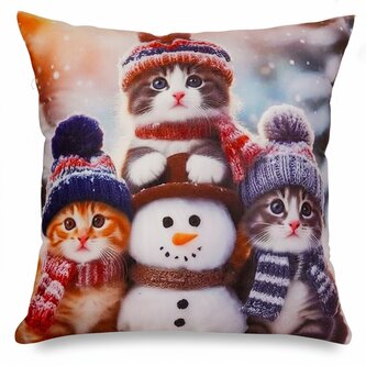 Vánoční polštář CHRISTMAS GANG 40x40 cm Mybesthome