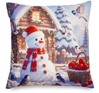 Vánoční polštář CHRISTMAS FRIENDS IV. 40x40 cm Mybesthome