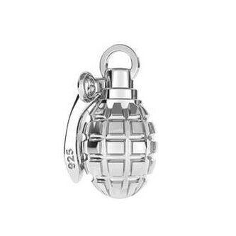 NB-4169 Stříbrný přívěšek granát - army