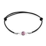 SX129-LA Stříbrný náramek s Crystals from Swarovski® Light Amethyst