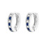 NB-3298 Stříbrné náušnice kroužky se zirkony