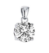 NB-4202-C Stříbrný přívěšek s čirým zirkonem