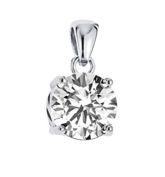 NB-4202-C Stříbrný přívěšek s čirým zirkonem