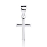 NB-4592 Drobný stříbrný přívěsek křížek