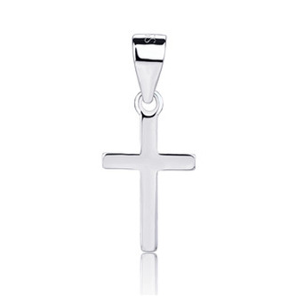 NB-4592 Drobný stříbrný přívěsek křížek