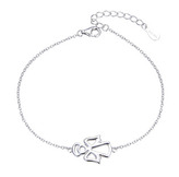 NB-1161 Stříbrný náramek andělíček - andílci