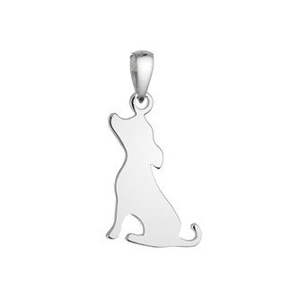 EG1588 Stříbrný přívěsek pes - zvířátka