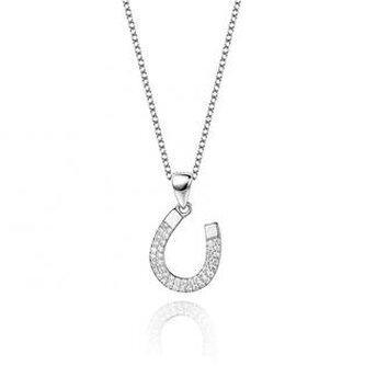 NB-2246 Střibrný náhrdelník s podkovičkou