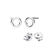 NB-3740 Stříbrné náušnice kolečka