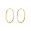 NB-3118-30 Zlacené stříbrné náušnice kruhy 30 mm