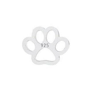 KST1101-S Stříbrná komponenta tlapička malá - zvířátka