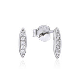 NB-3865 Stříbrné náušnice se zirkony