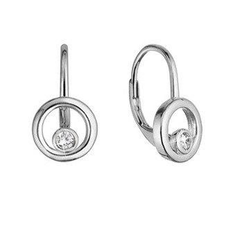 EG2941 Stříbrné náušnice se zirkonem