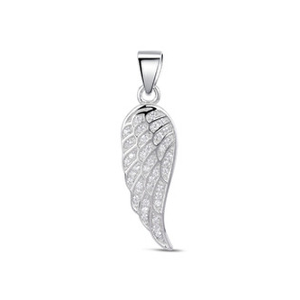 NB-4365 Stříbrný přívěšek andělské křídlo