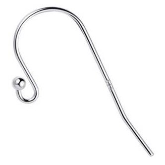 KST1009 Stříbrné náušnicové zapínání otevřené - dámský patent Ag 925/1000 - 1 kus