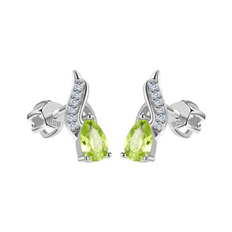 NB-3762 Stříbrné šroubovací náušnice