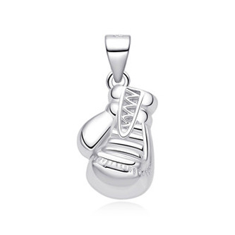 NB-4565 Stříbrný přívěšek boxovací rukavice - sport