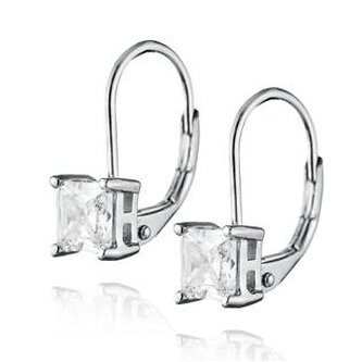 NB-3330 Stříbrné náušnice se zirkonem 5mm