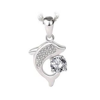 NB-4150 Stříbrný přívěšek - delfín - mořské