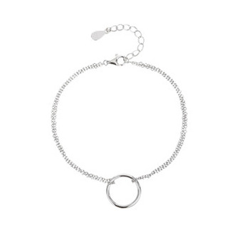 NB-1211 Stříbrný náramek s kolečkem
