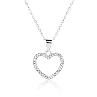 NB-2436 Střibrný náhrdelník srdce