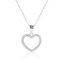 NB-2436 Střibrný náhrdelník srdce