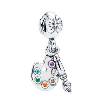 B0378 Stříbrný přívěšek korálek na náramek