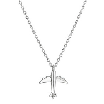 EG1605 Stříbrný náhrdelník letadlo - cestování