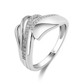 NB-5556-58 Stříbrný prsten se zirkony